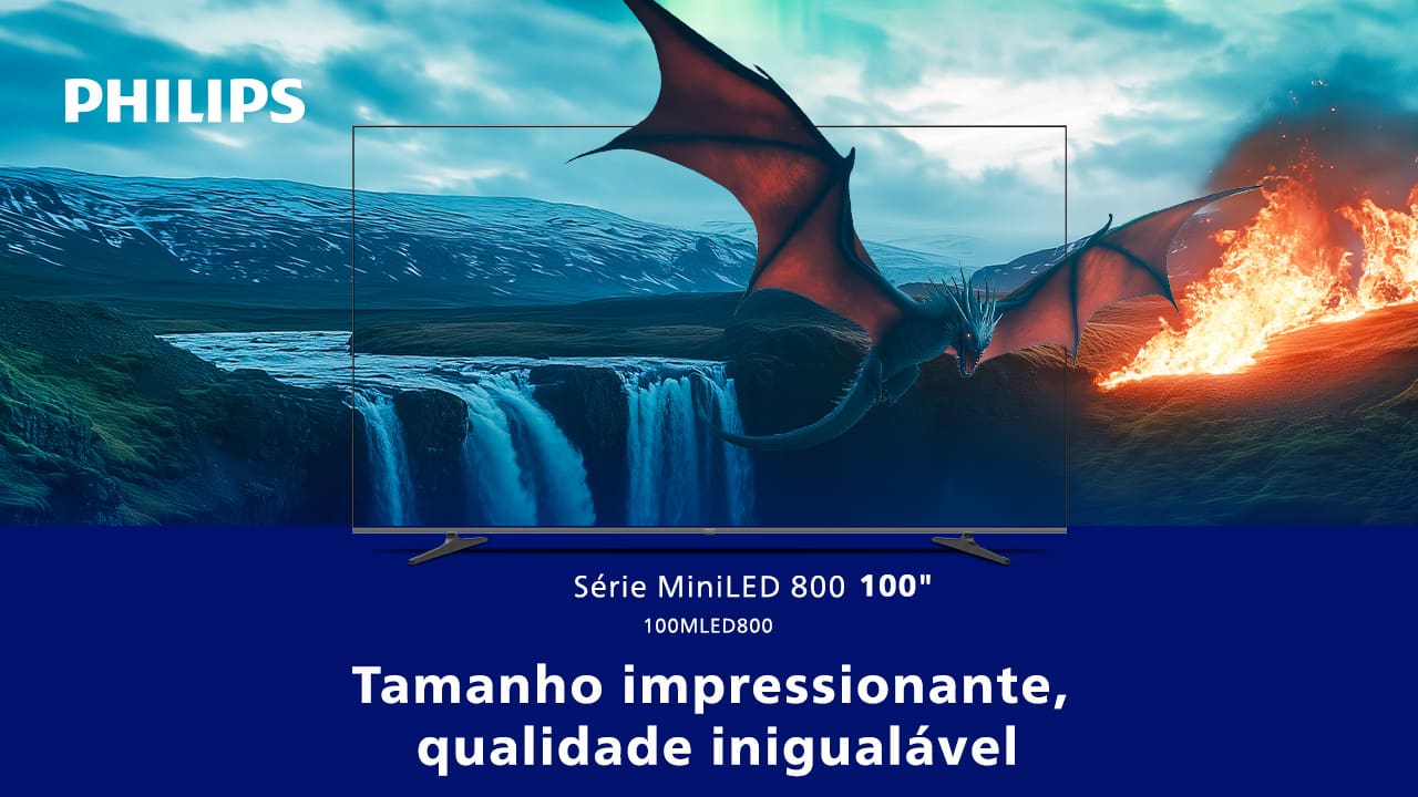 Smart TV QD-MiniLED 100" Ultra HD 4K Philips