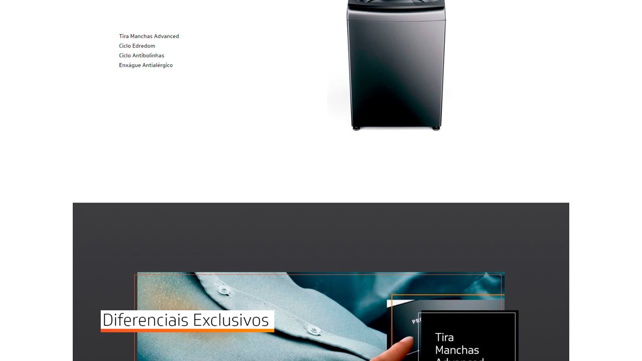 Lavadora de Roupas Brastemp BWK12A9 Titânio 12Kg