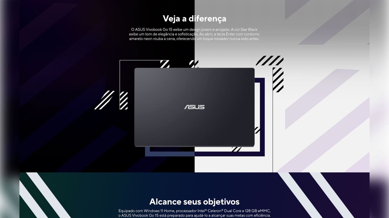 Notebook 15,6" ASUS Vivobook Go 15 E510KA-BR808WS