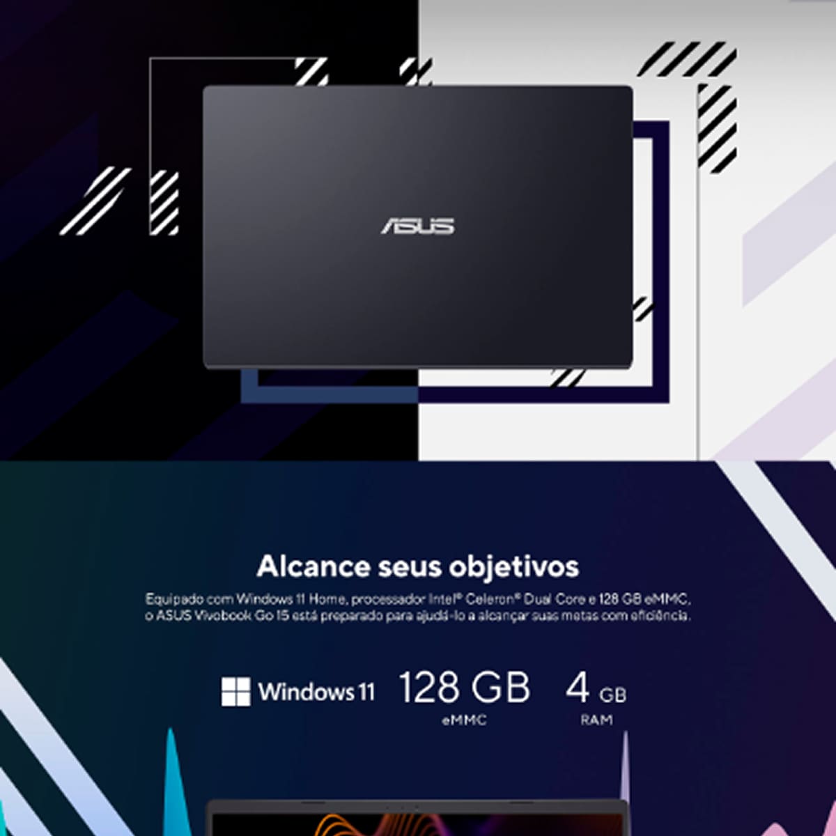 Notebook 15,6" ASUS Vivobook Go 15 E510KA-BR808WS
