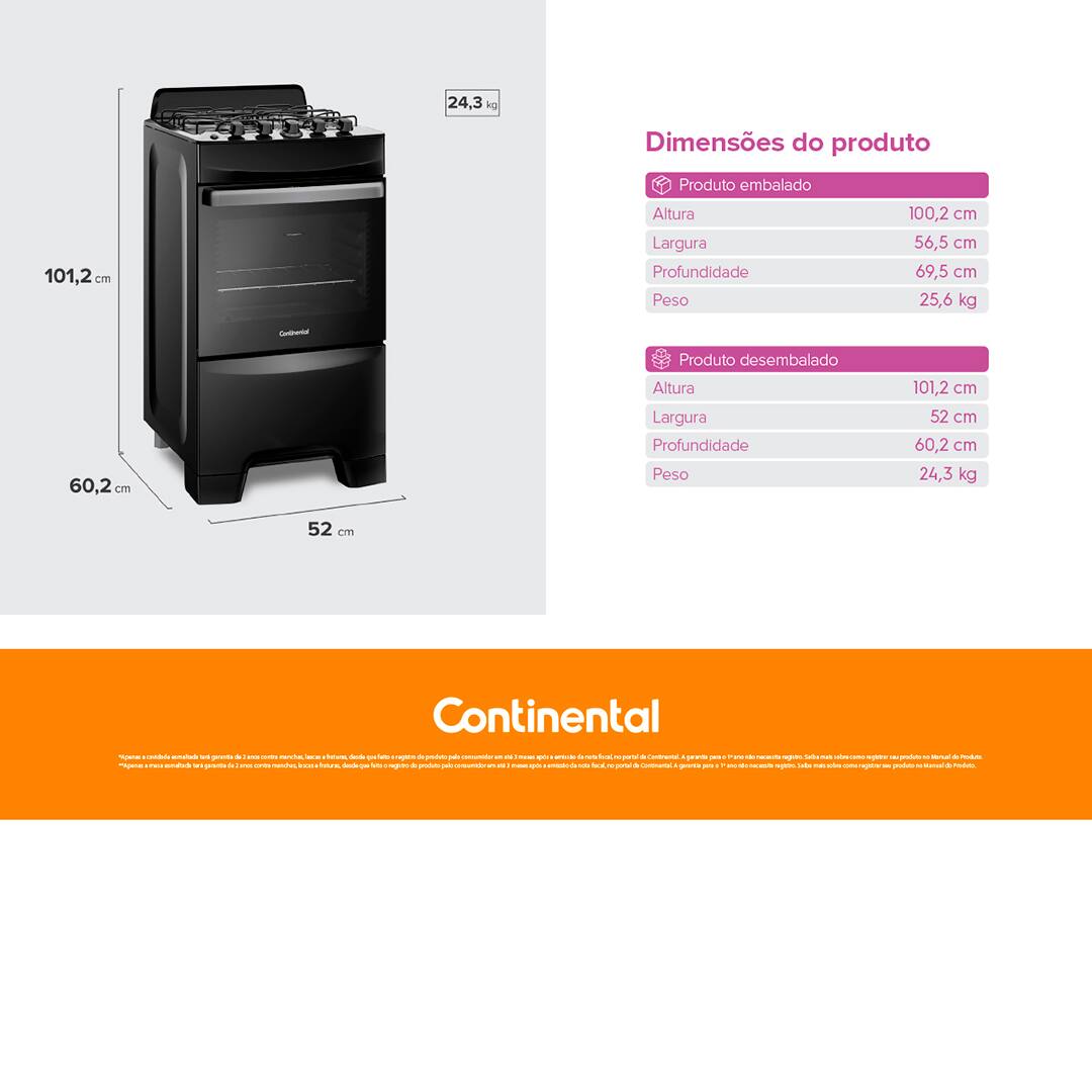 fogao-continental-4-bocas-fc4lp-preto