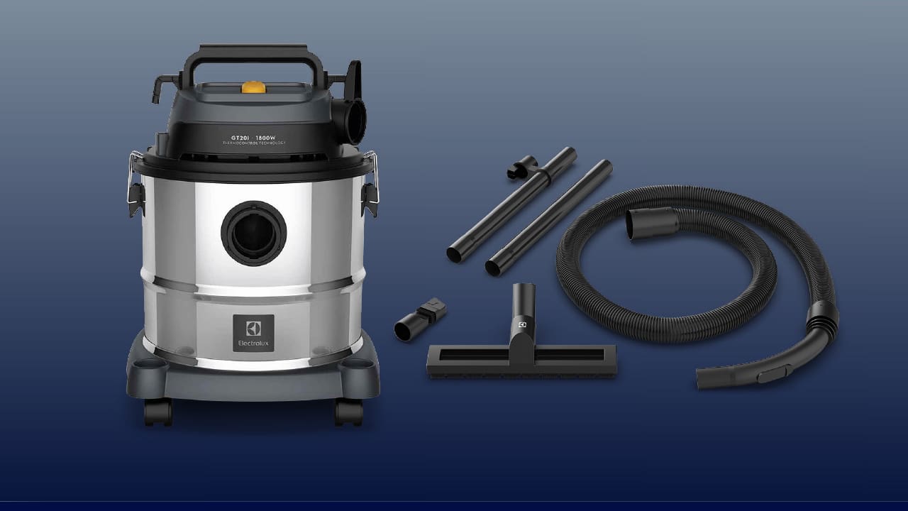 Aspirador de Pó e Água Electrolux GT20i Inox 20L