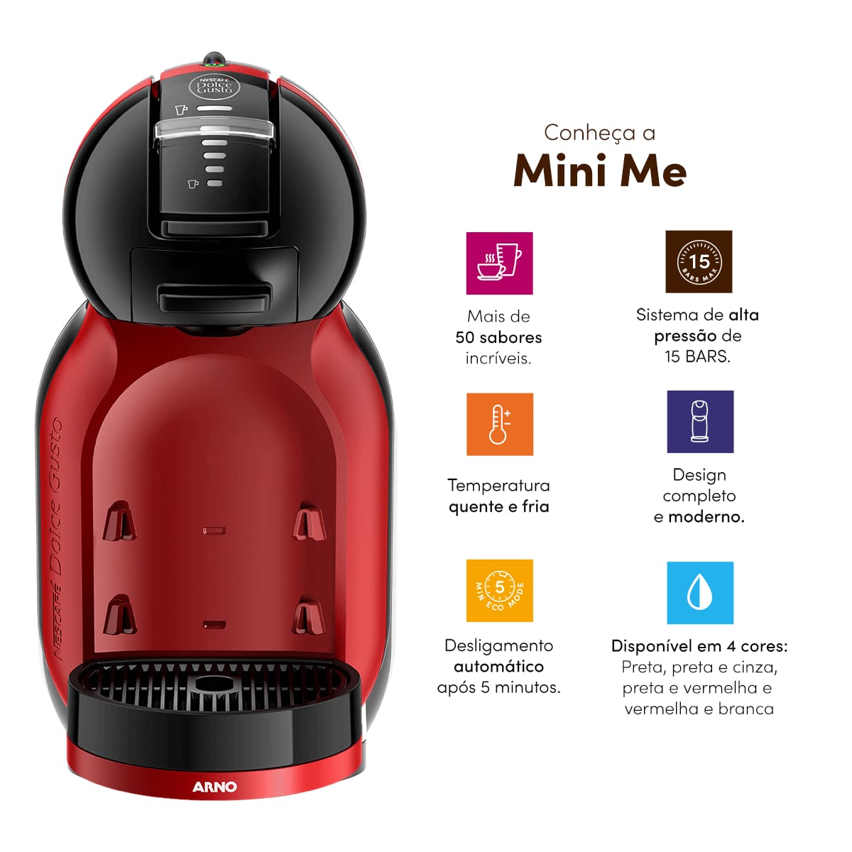 Dolce Gusto Mini Me Vermelha