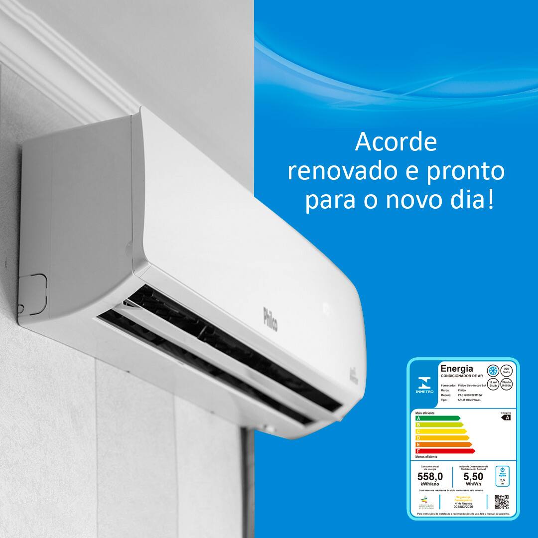 Ar-Condicionado Philco Eco inverter PAC12000ITFM12W