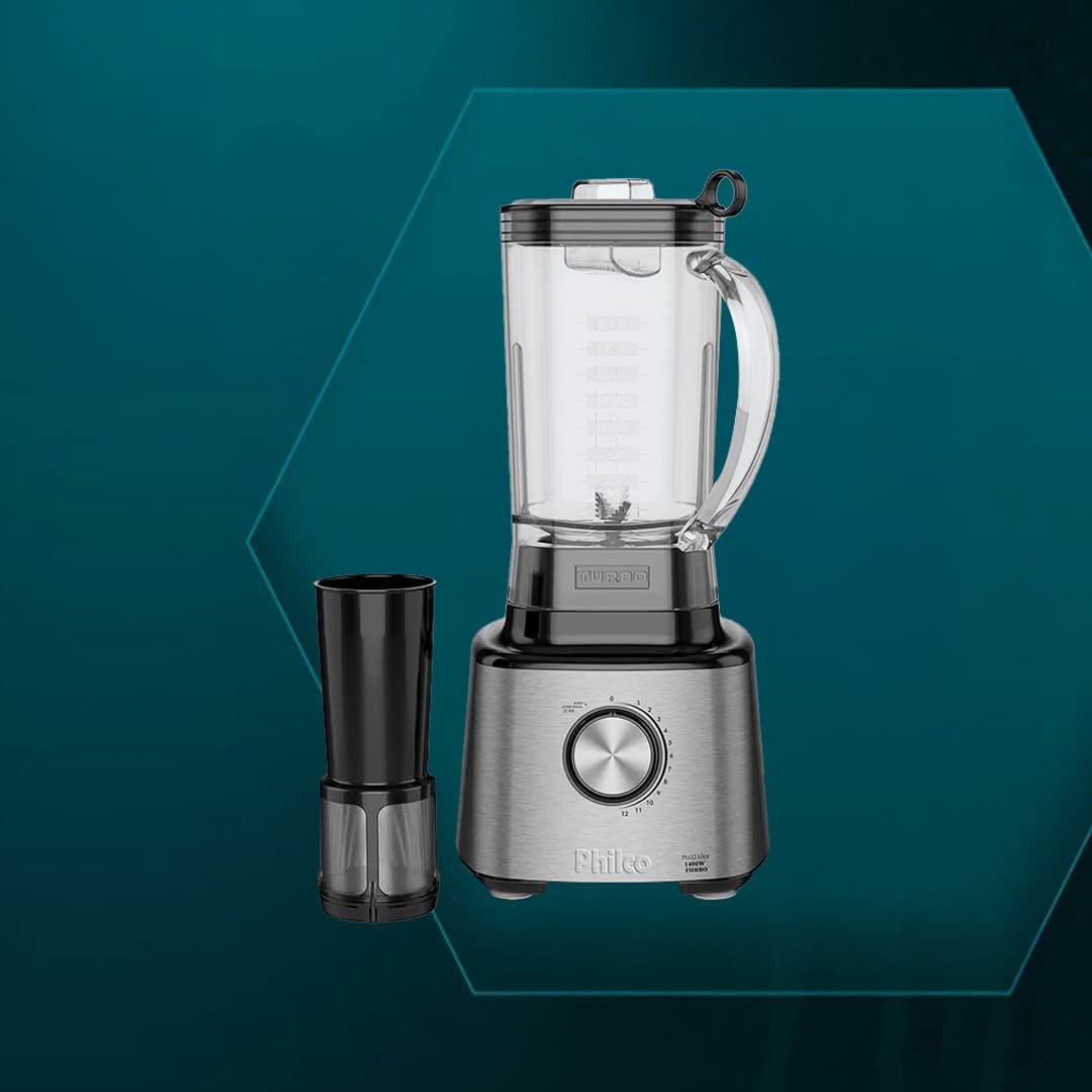  Liquidificador Philco PLQ2100PI Turbo Preto 1400W