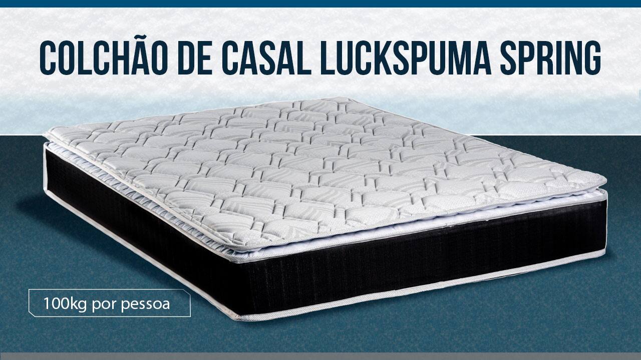 Colchão Casal Luckspuma Spring
