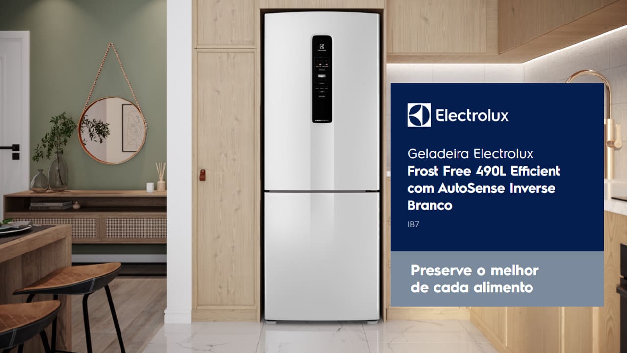 Geladeira Electrolux Frost Free com Autosense