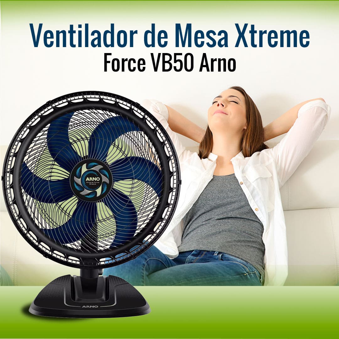 Ventilador De Mesa Arno Xtreme Force Breeze | Ponto