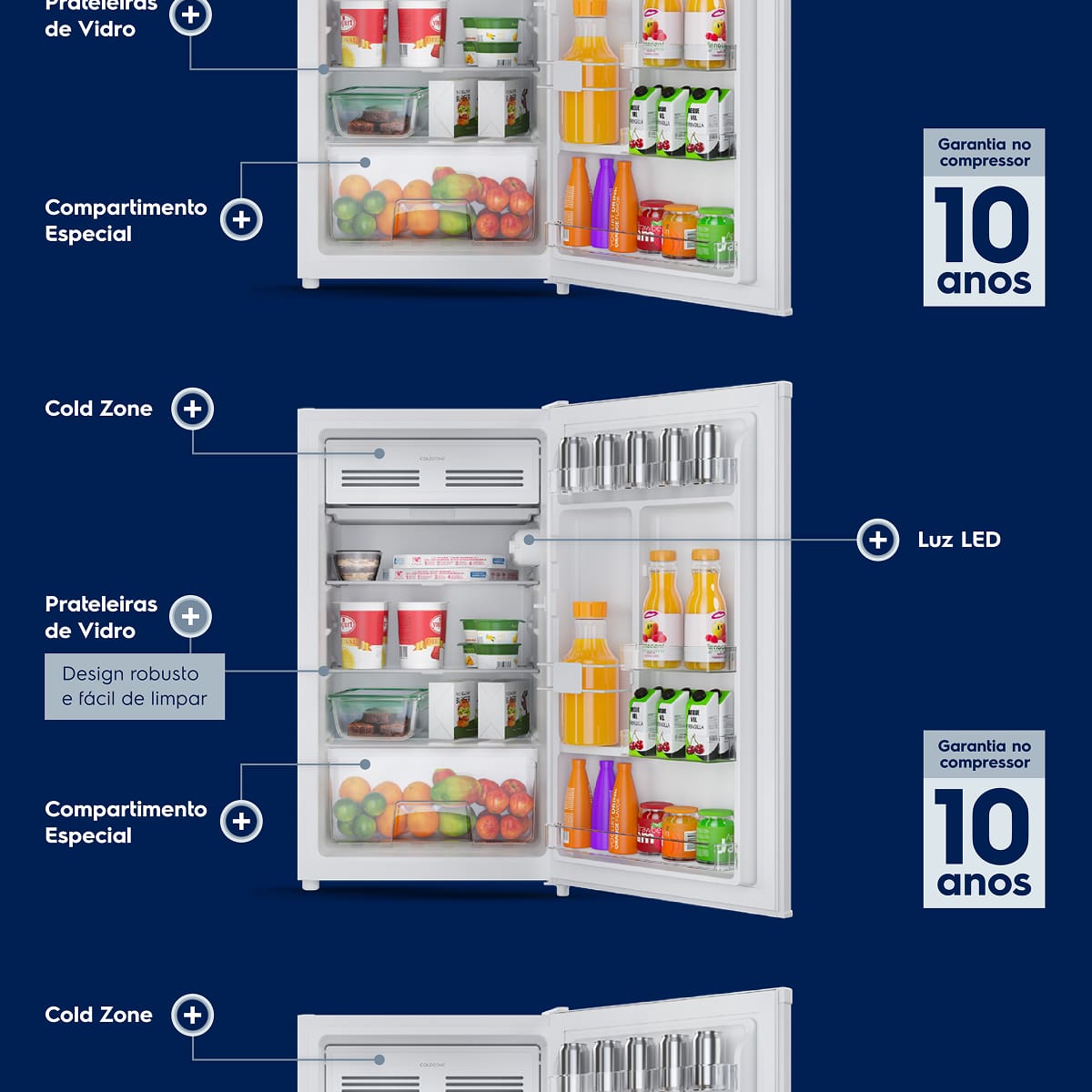 Frigobar Electrolux 90L EM90