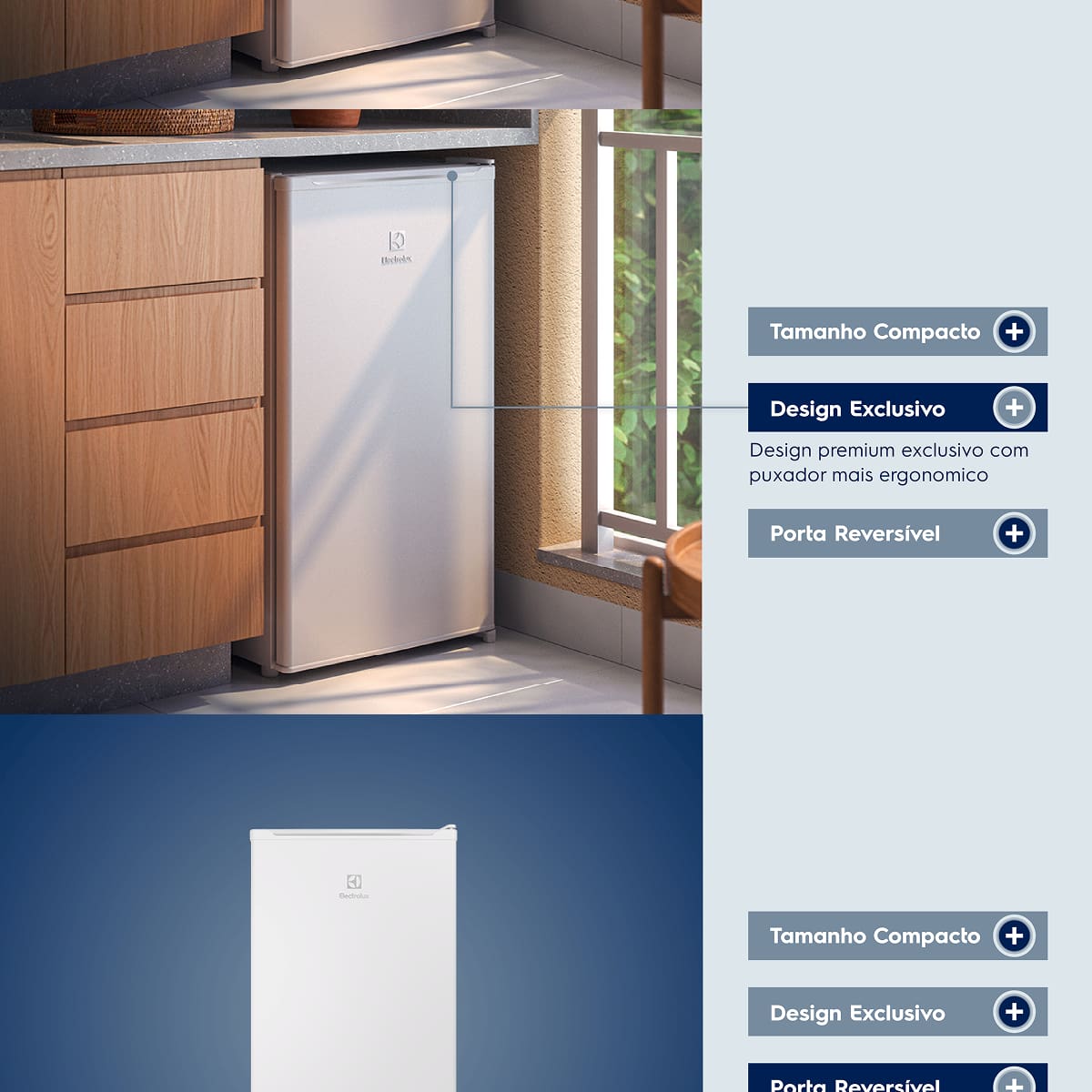 Frigobar Electrolux 90L EM90