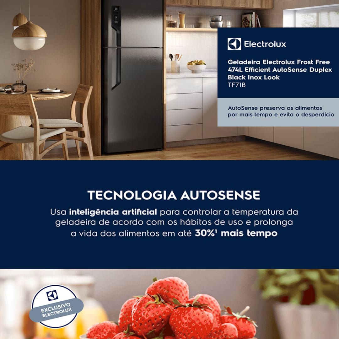 Geladeira Electrolux Frost Free TF71B Duplex