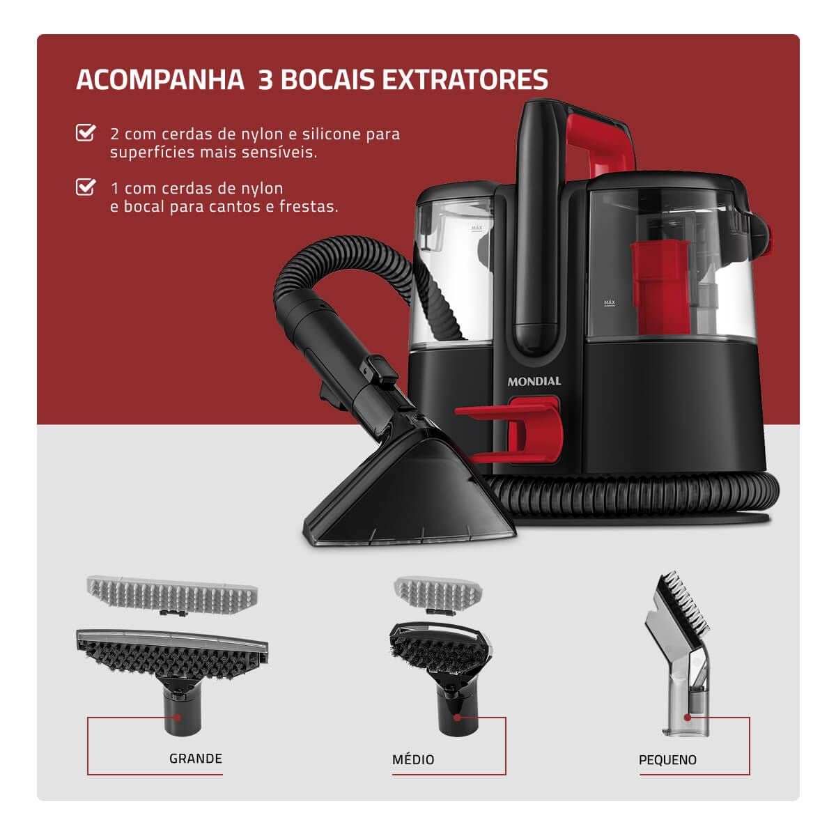 EXTRATORA E HIGIENIZADORA MONDIAL EXP-01-R