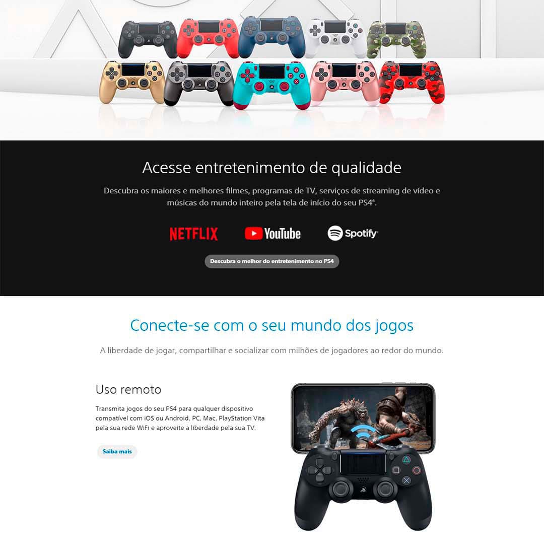 Console Playstation 4 Slim 1 TB God of Ponto