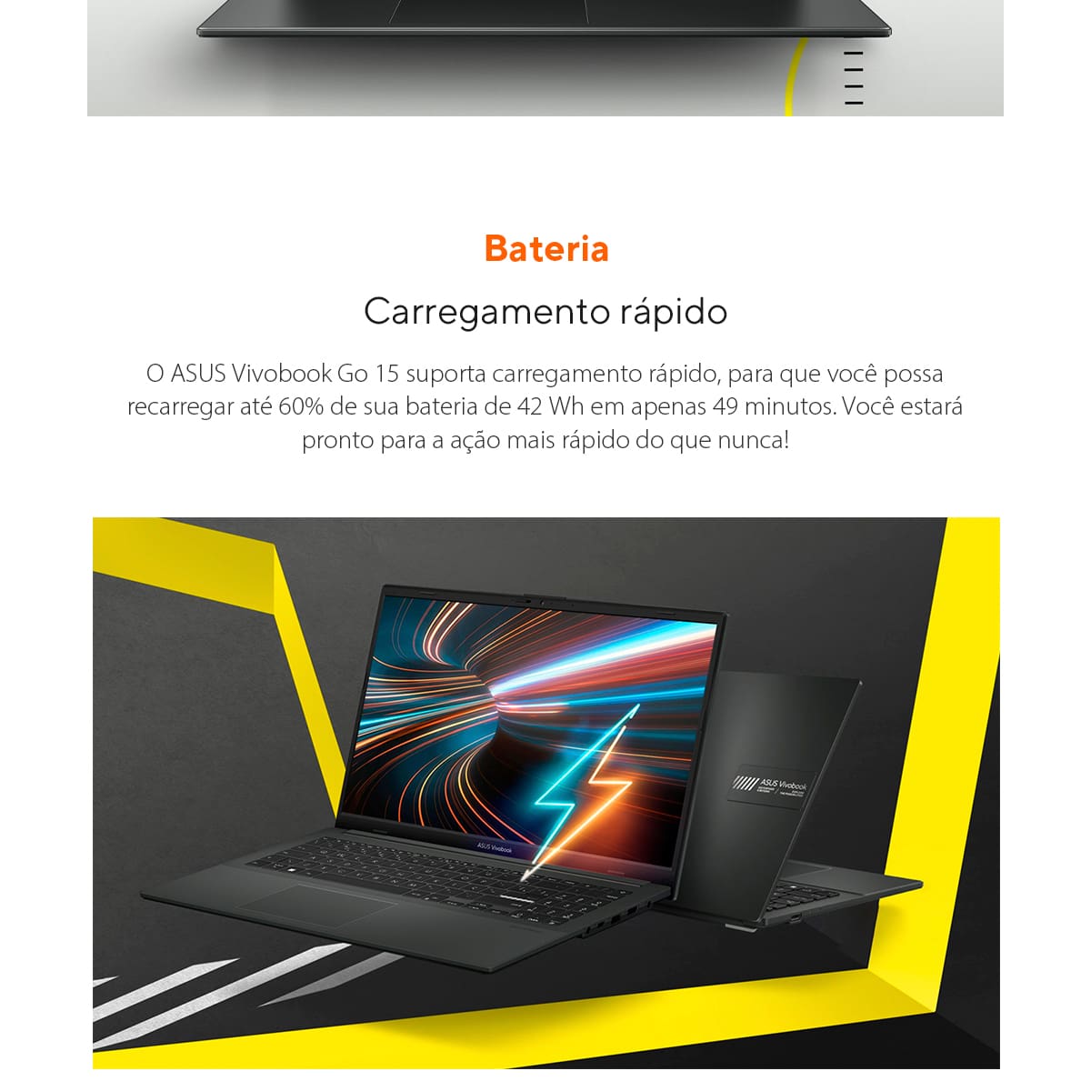 Notebook ASUS Vivobook Go E1504FA 512GB