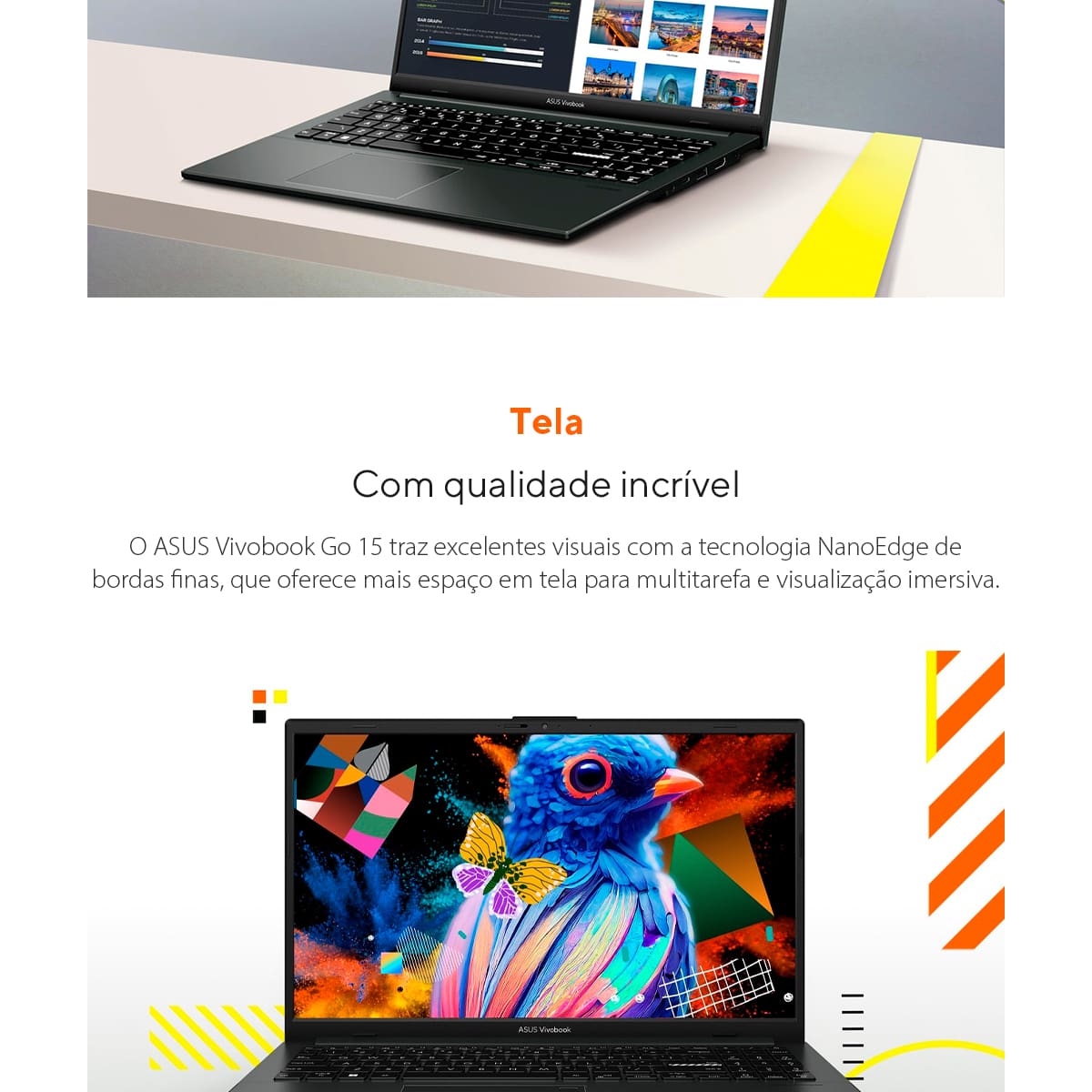Notebook ASUS Vivobook Go E1504FA 512GB
