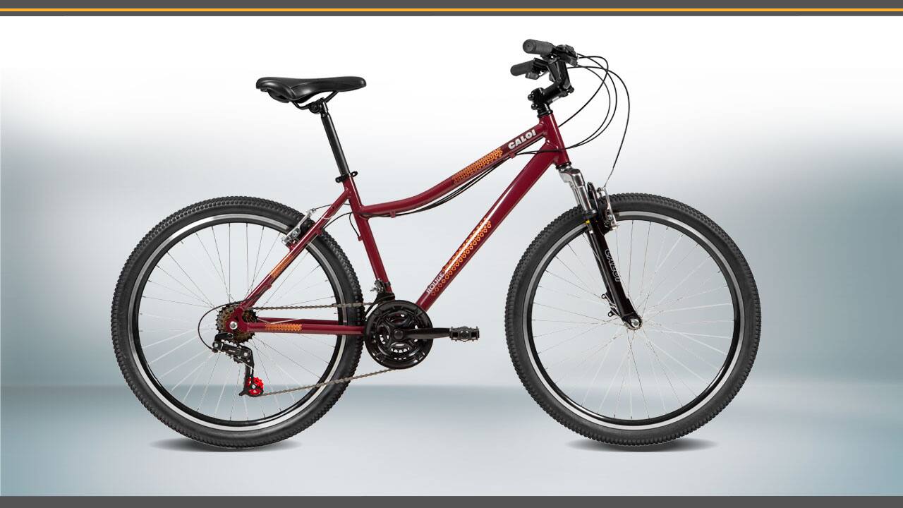 Bicicleta Aro 26 Caloi Rouge