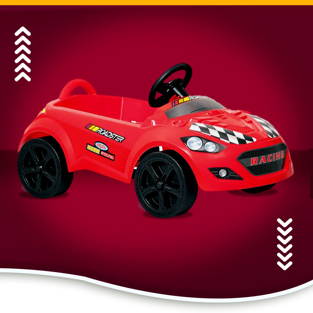 Carro a Pedal Roadster Vermelho Bandeirante 