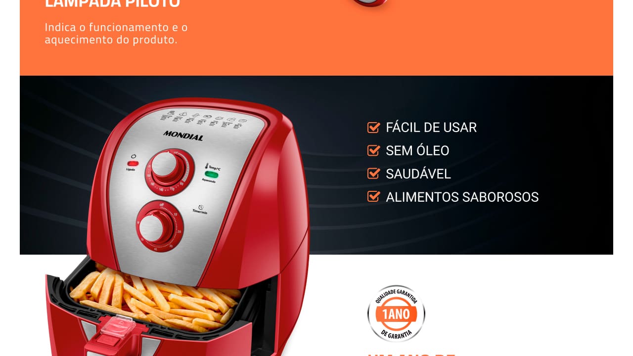 fritadeira-eletrica-air-fryer-mondial-family-afn40ri-vermelha