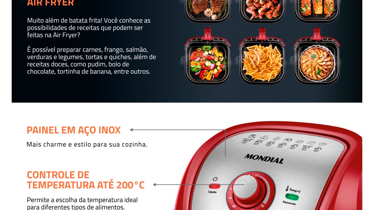fritadeira-eletrica-air-fryer-mondial-family-afn40ri-vermelha