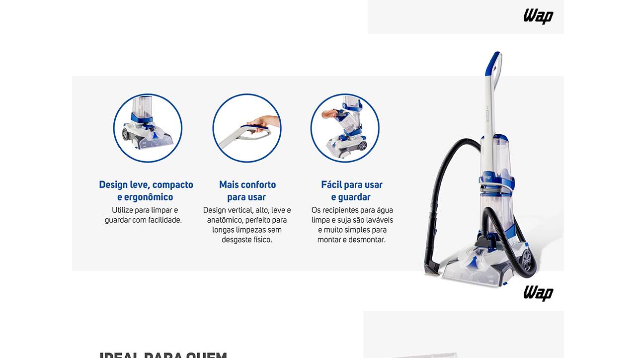 extratora-agua-sujeira-wap-comfort-cleaner-pro-2000w