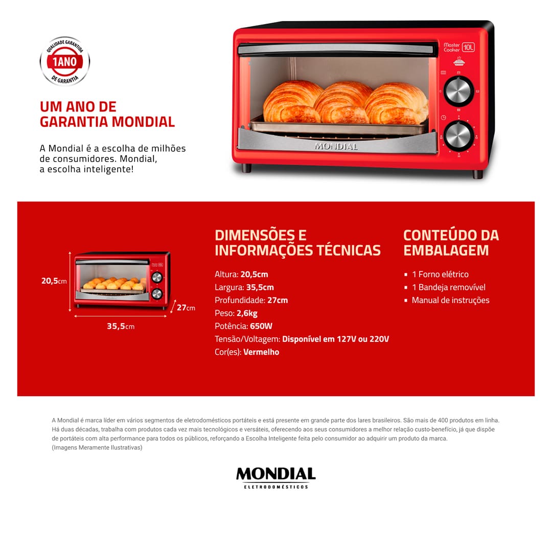 forno-eletrico-mondial-master-cooker-fr20-vermelho