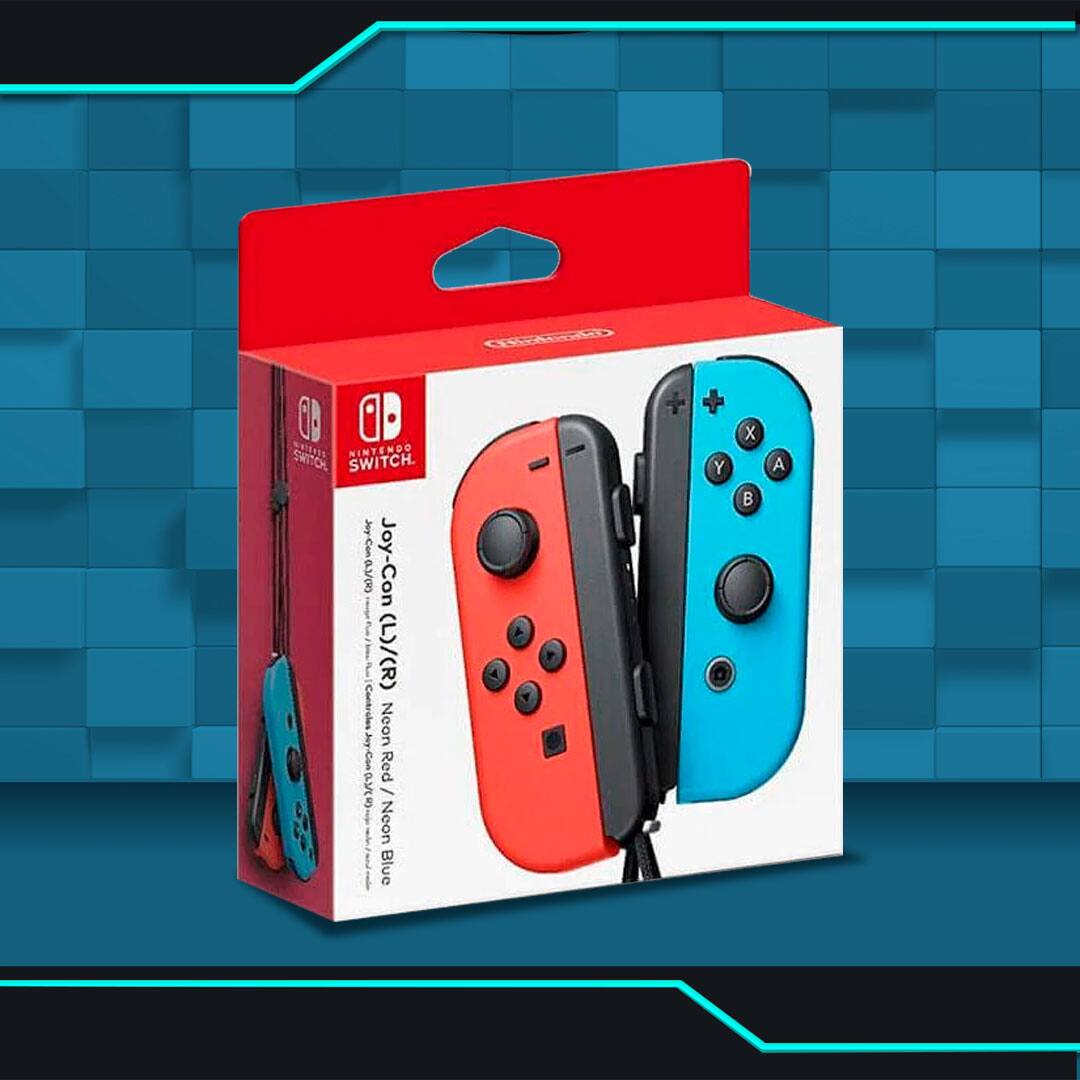 Nintendo Switch Conjunto Comandos Joy-Con Azul Néon & Vermelho