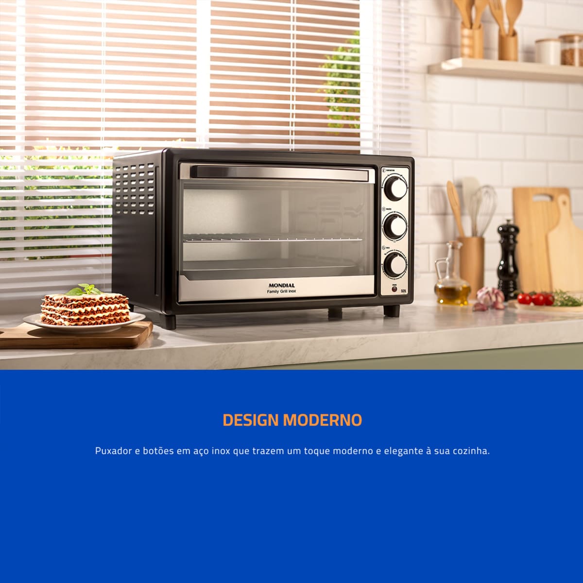 Forno Elétrico Mondial Grand Family FRN-52 52L 180...