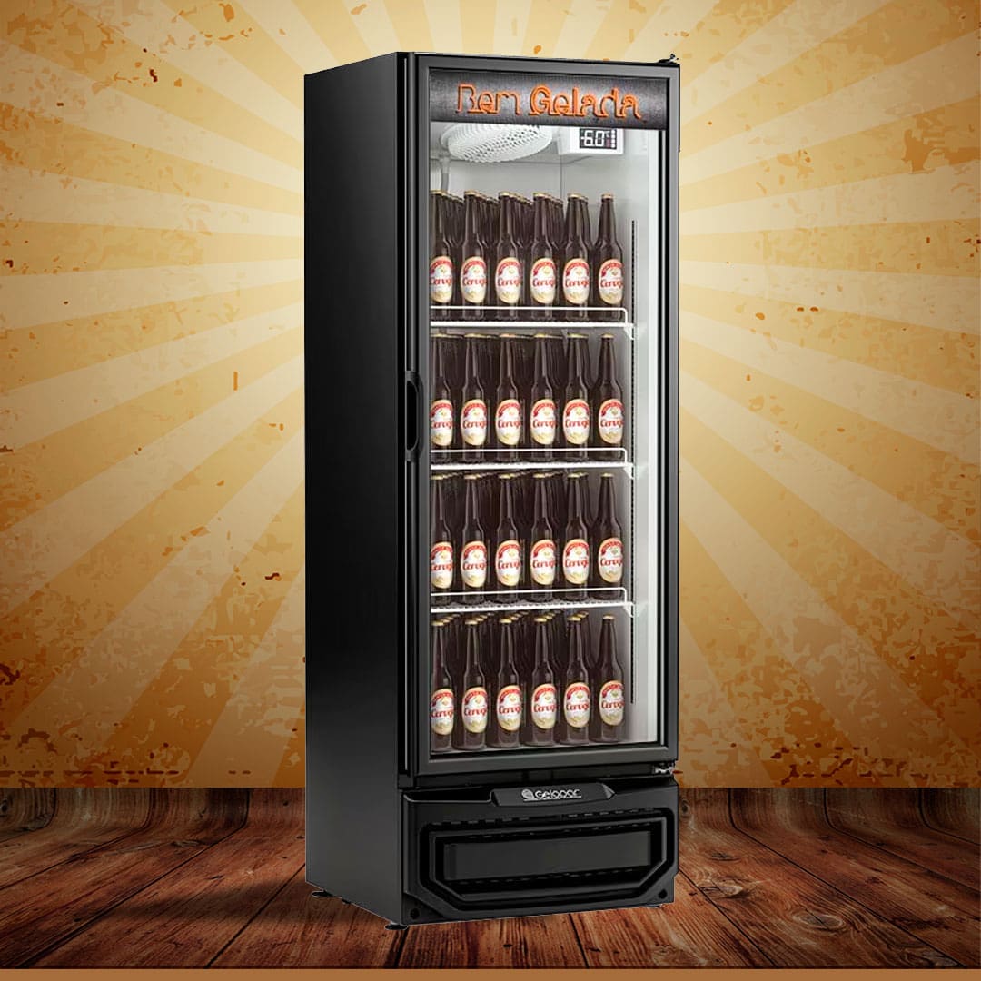 Cervejeira Gelopar GRBA-400PV PR 410 Litros