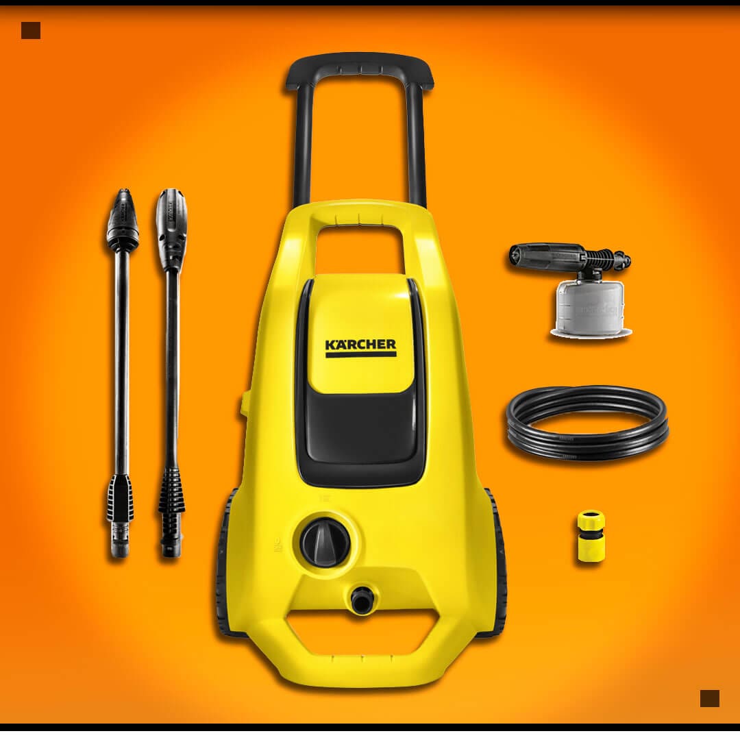 máquina lavadora karcher acessórios lanças canhão espuma mangueira engate rápido