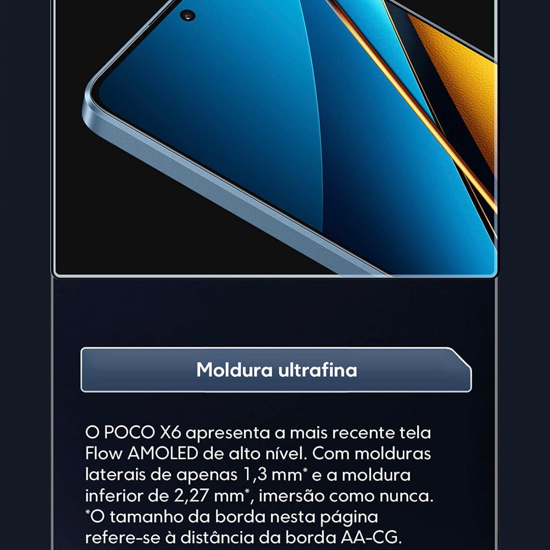 Smartphone POCO X6 5G Branco: tecnologia e elegância em um só aparelho. Se você busca por inovação, desempenho excepcional e uma experiência móvel incomparável, o Xiaomi Poco X6 5G é a escolha perfeita para você. Este smartphone foi projetado para entregar velocidade, eficiência e entretenimento.