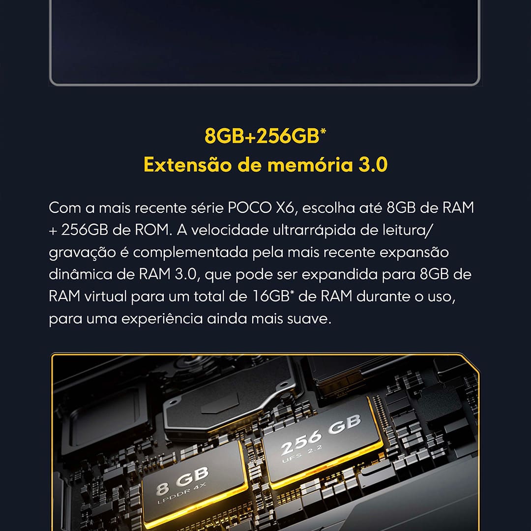 Smartphone POCO X6 5G Branco: tecnologia e elegância em um só aparelho. Se você busca por inovação, desempenho excepcional e uma experiência móvel incomparável, o Xiaomi Poco X6 5G é a escolha perfeita para você. Este smartphone foi projetado para entregar velocidade, eficiência e entretenimento.