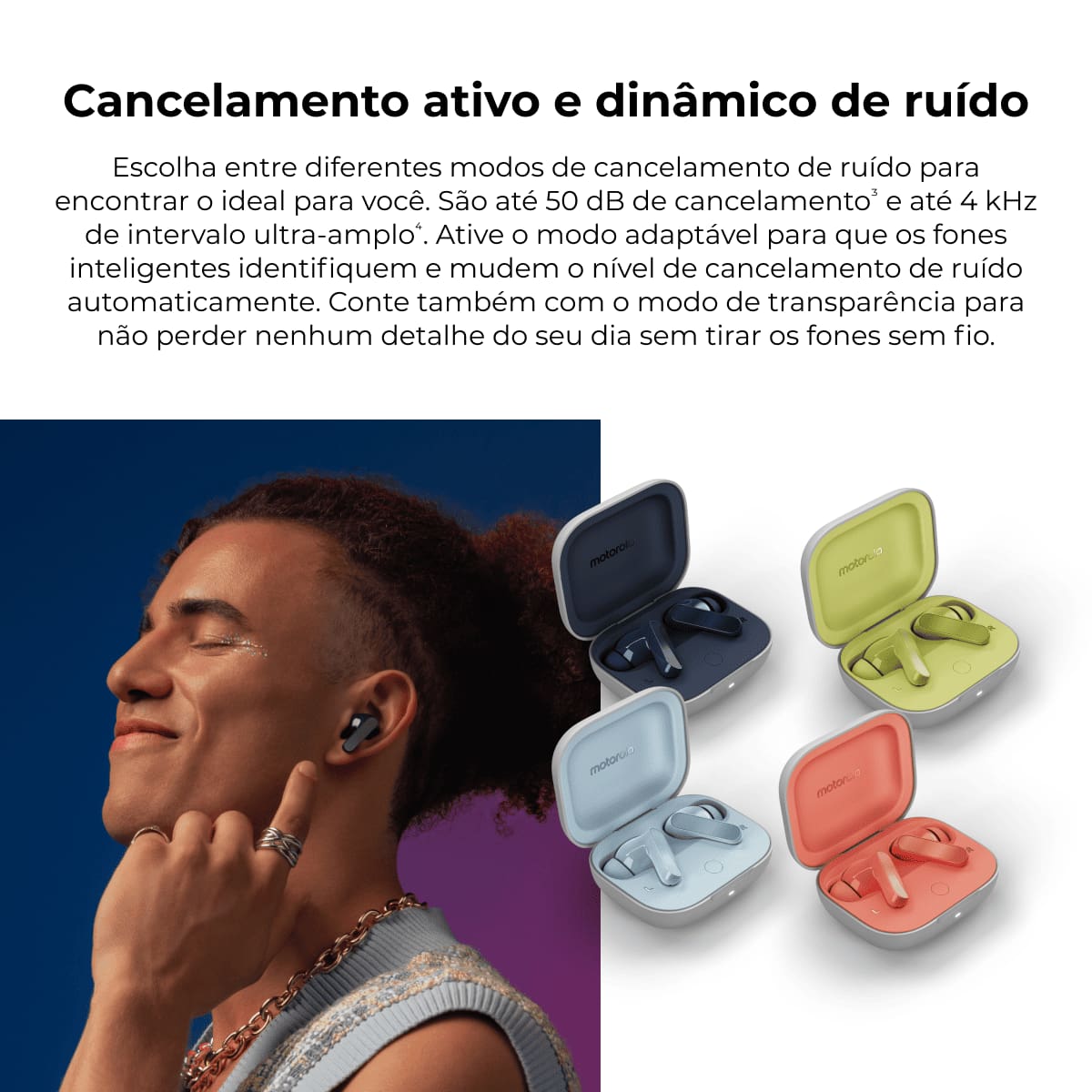 Moto Buds Sem Fio Bluetooth