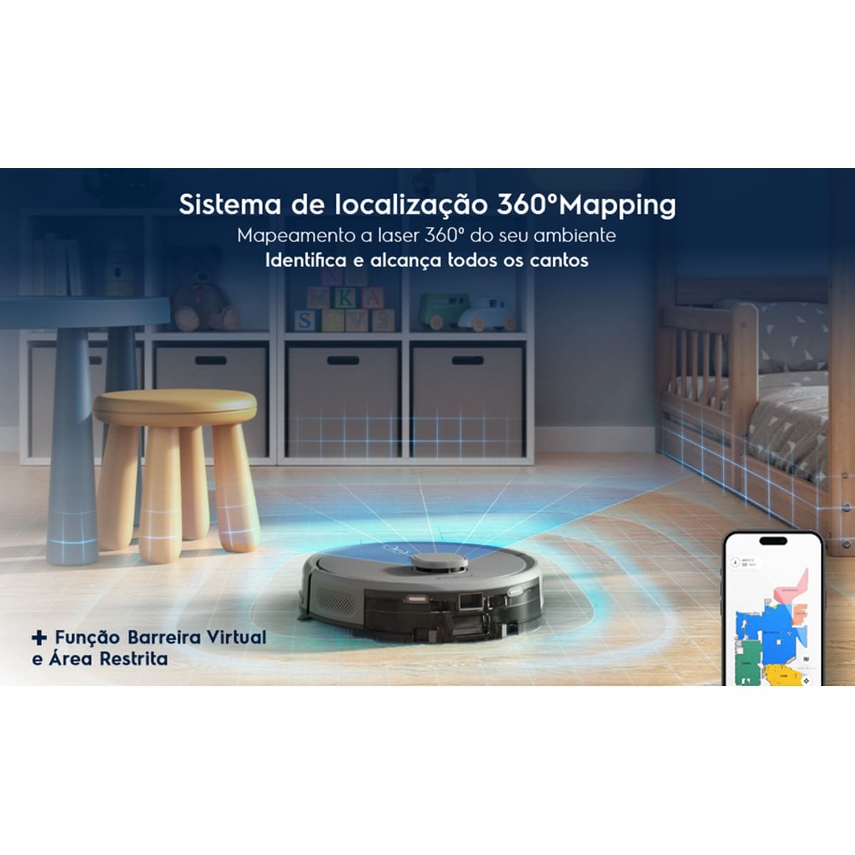 Aspirador Robô Electrolux Experience ERB80 Wi-Fi 1