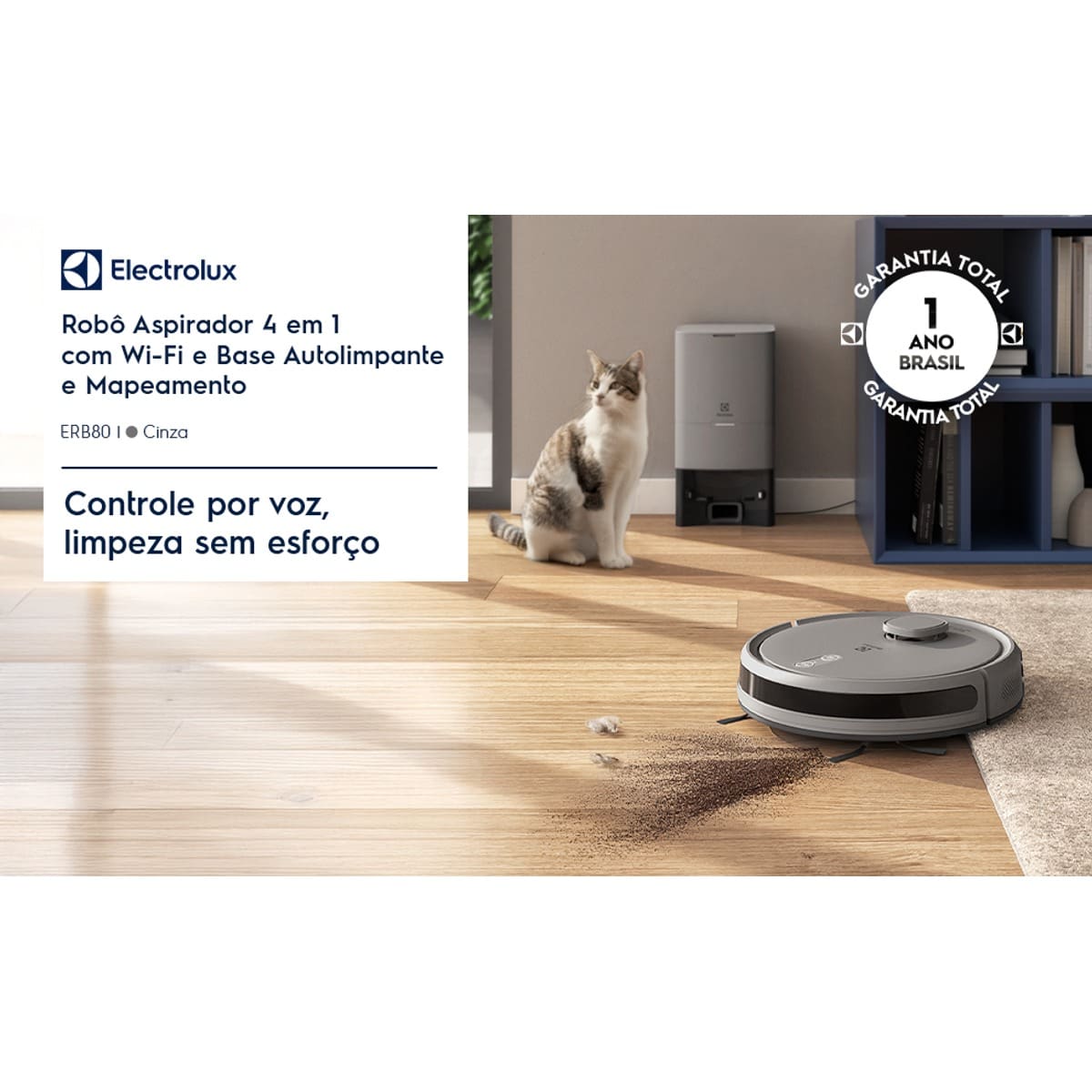 Aspirador Robô Electrolux Experience ERB80 Wi-Fi 1