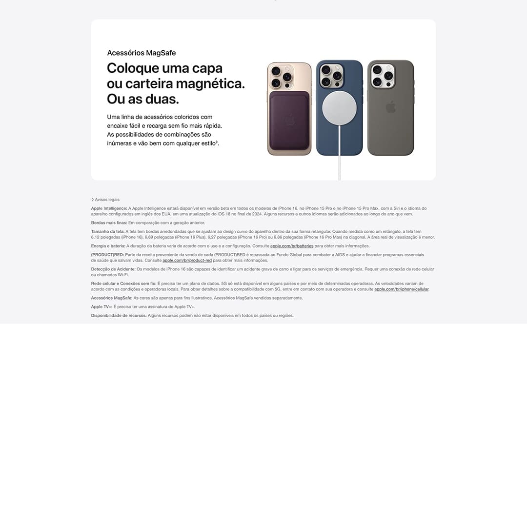 Apple iPhone 16 Pro 128GB - Titânio Preto
