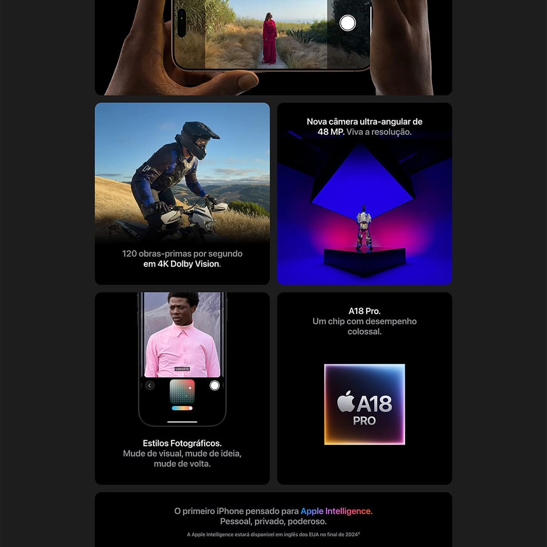 Apple iPhone 16 Pro 512GB - Titânio-deserto