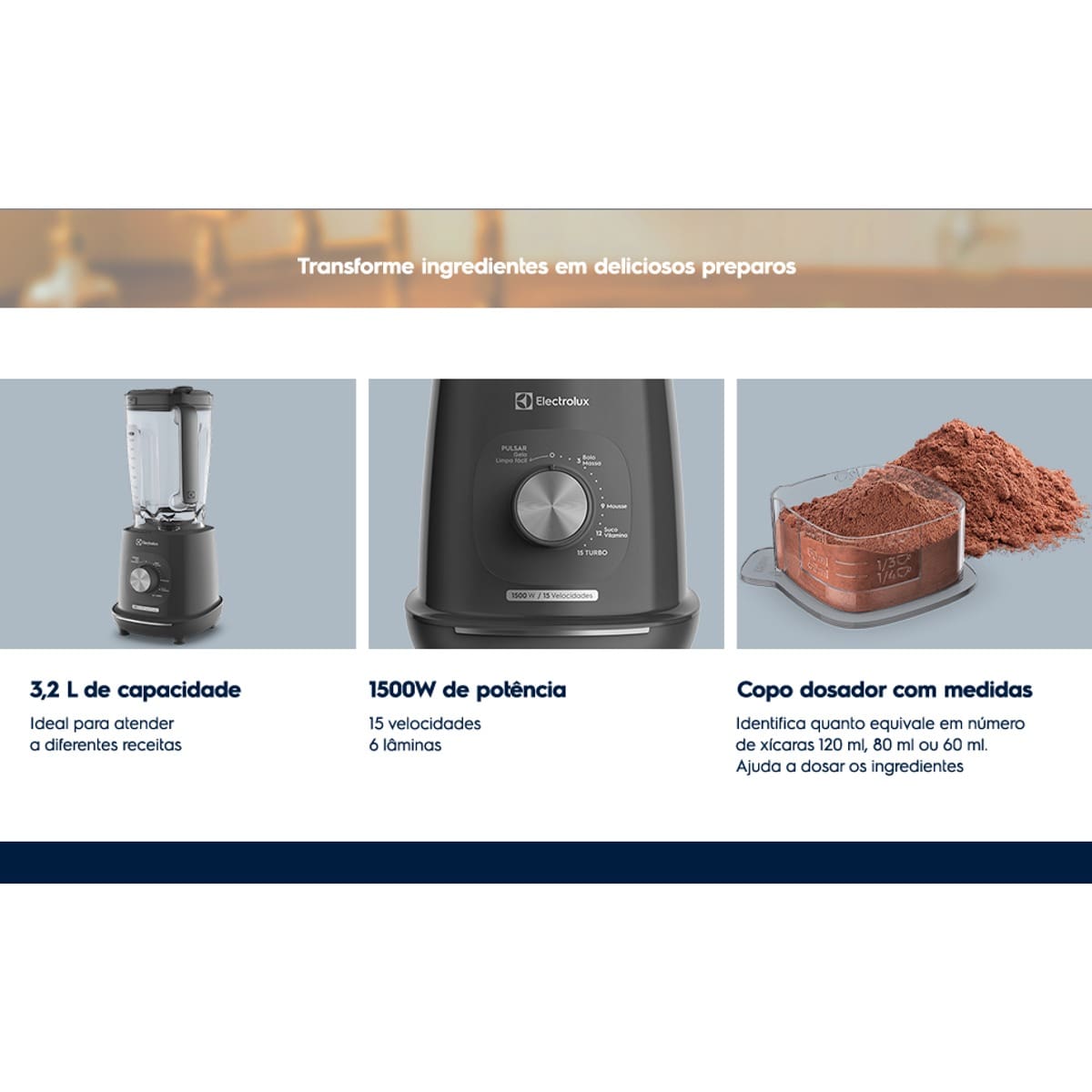 Liquidificador Electrolux EBL1500