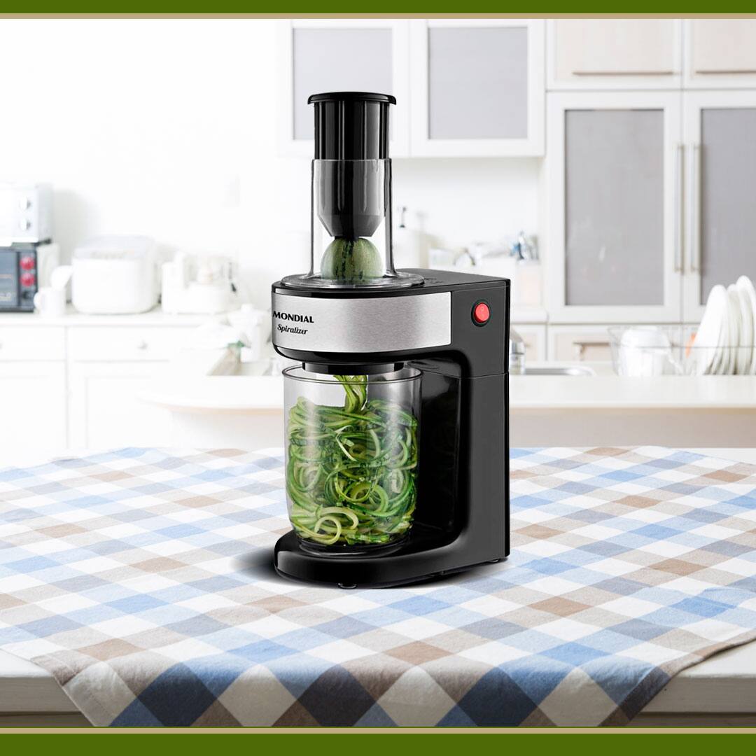 Cortador Elétrico de Alimentos Mondial Spiralizer CS 01