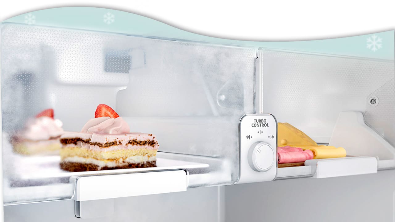Refrigerador Brastemp BRM56AB função turbo control