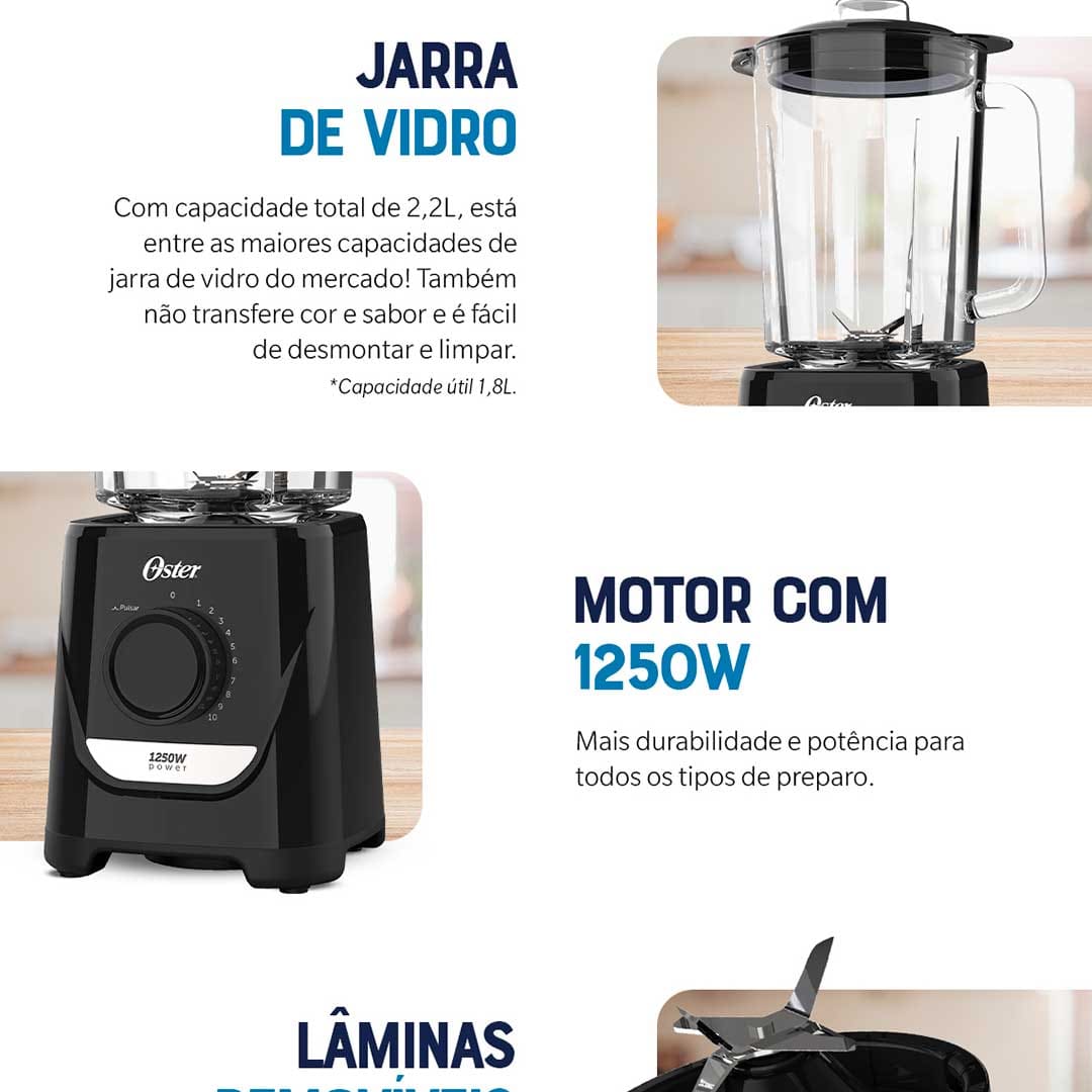 LIQ 10VEL OSTER OLIQ520 1250W PT 110V