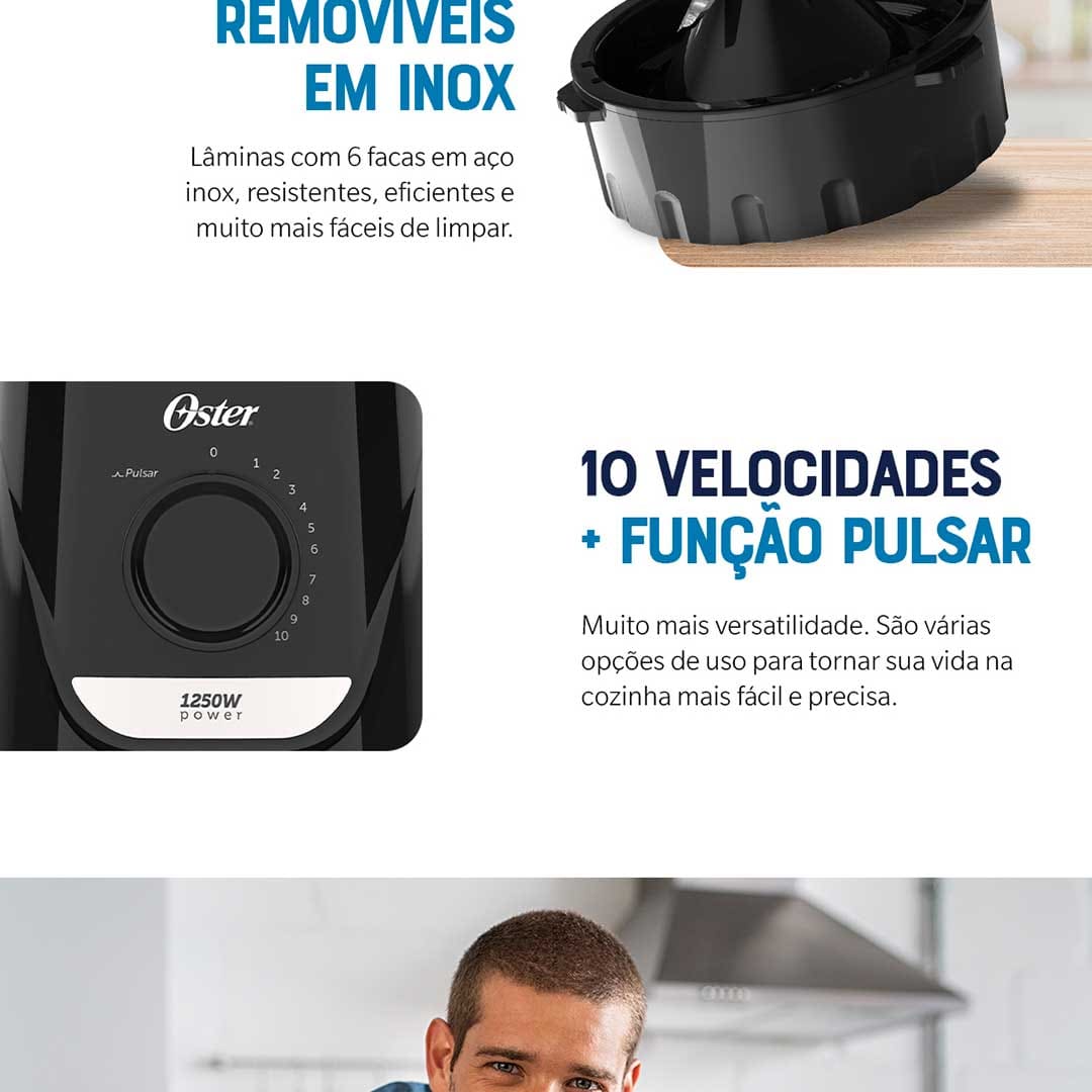 LIQ 10VEL OSTER OLIQ520 1250W PT 110V