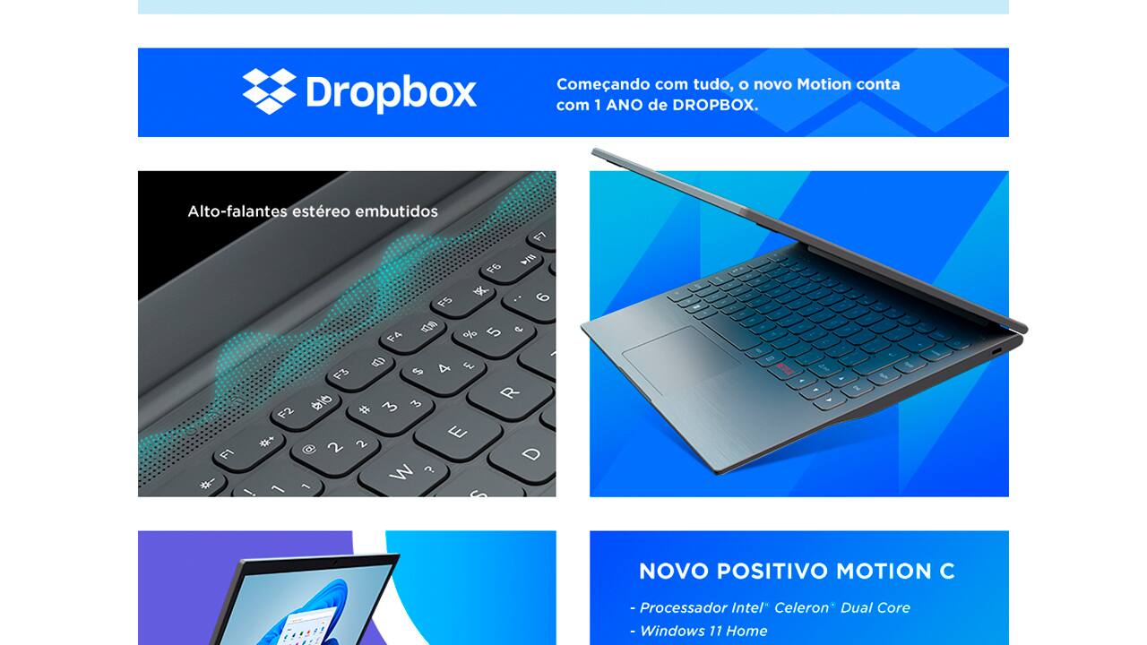 Notebook Positivo Motion C4128g