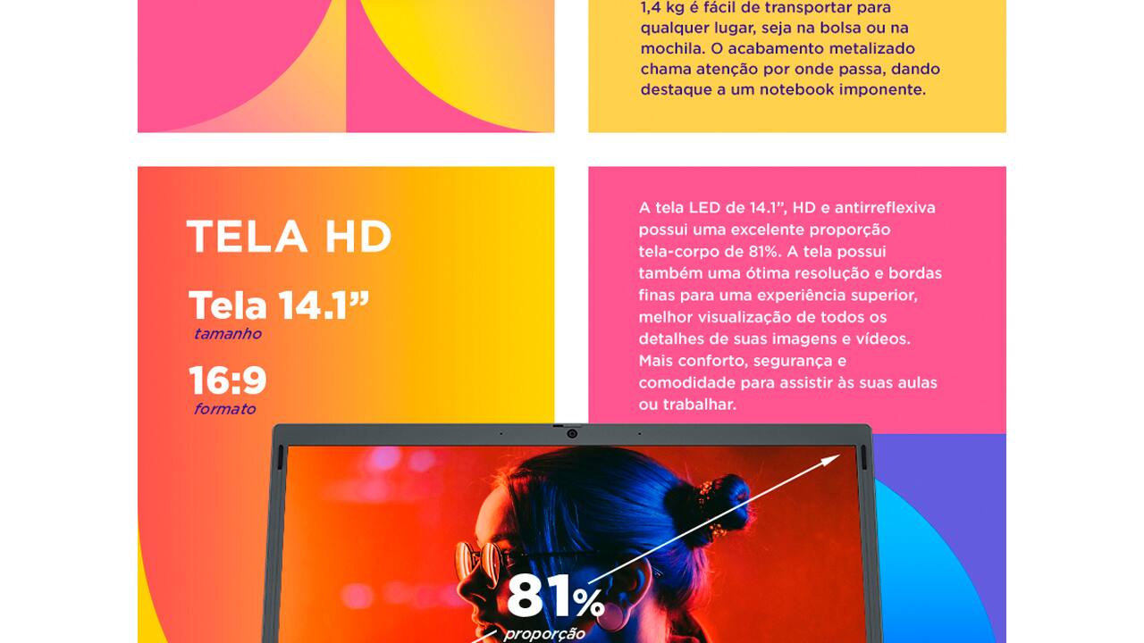Notebook Positivo Motion C4128g