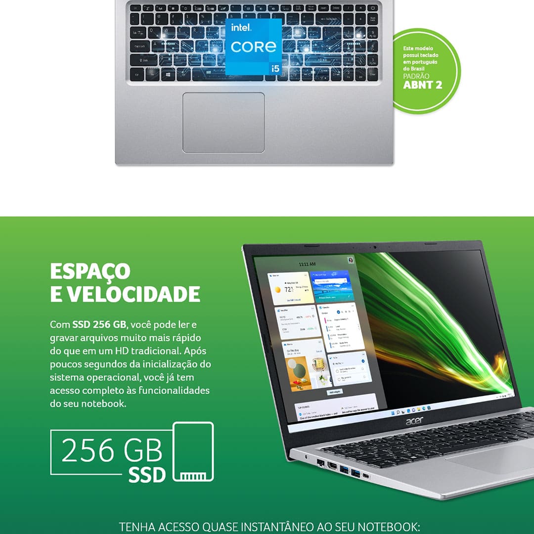 Notebook Acer Aspire 5 A515-56-55LD