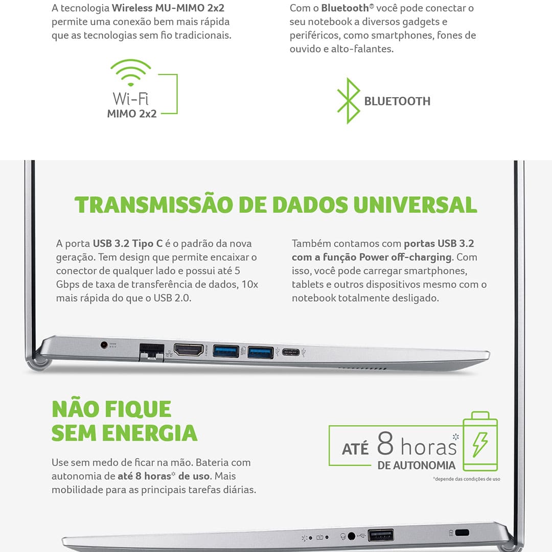 Notebook Acer Aspire 5 A515-56-55LD