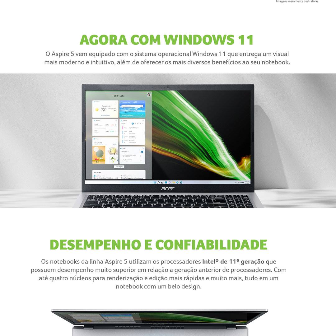 Notebook Acer Aspire 5 A515-56-55LD