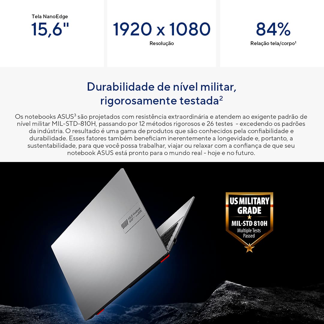 Desempenho Eficiente. O Notebook Asus NJ434W vem equipado com o processador Intel Core i3 de 12ª Geração, garantindo um desempenho sólido para suas tarefas diárias. Com o sistema operacional Windows 11 Home, você desfruta de uma interface moderna, otimizada para produtividade e entretenimento.