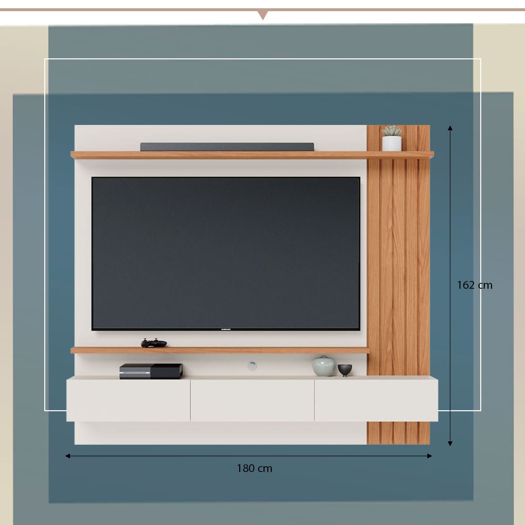 Painel Home Colibri Juriti estrutura medidas