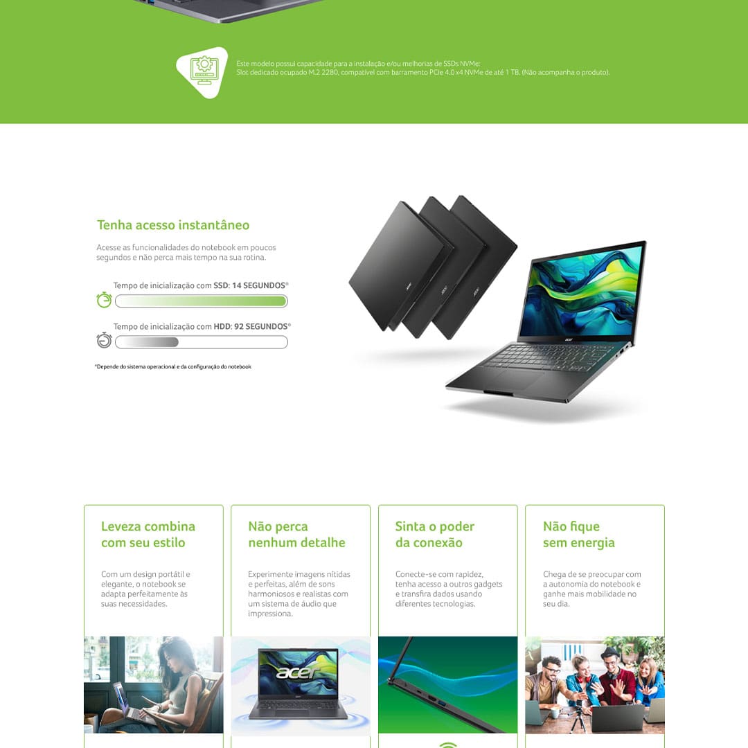 Notebook Acer Aspire 15