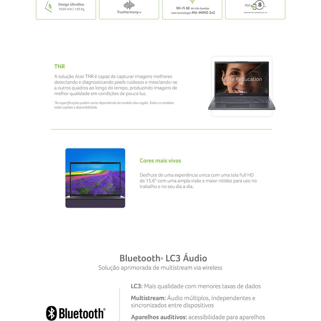 Notebook Acer Aspire 15